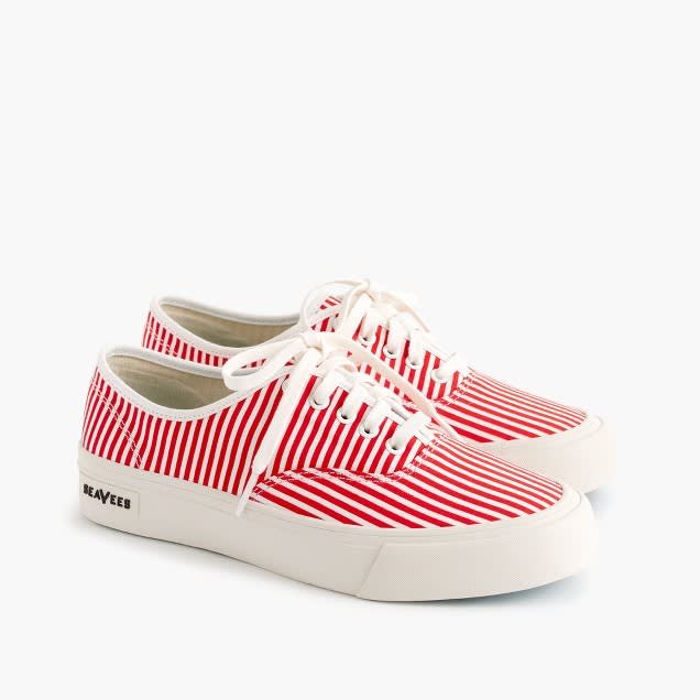 SeaVees for J.Crew Women's Legend Sneakers for $35 + $5 s&h