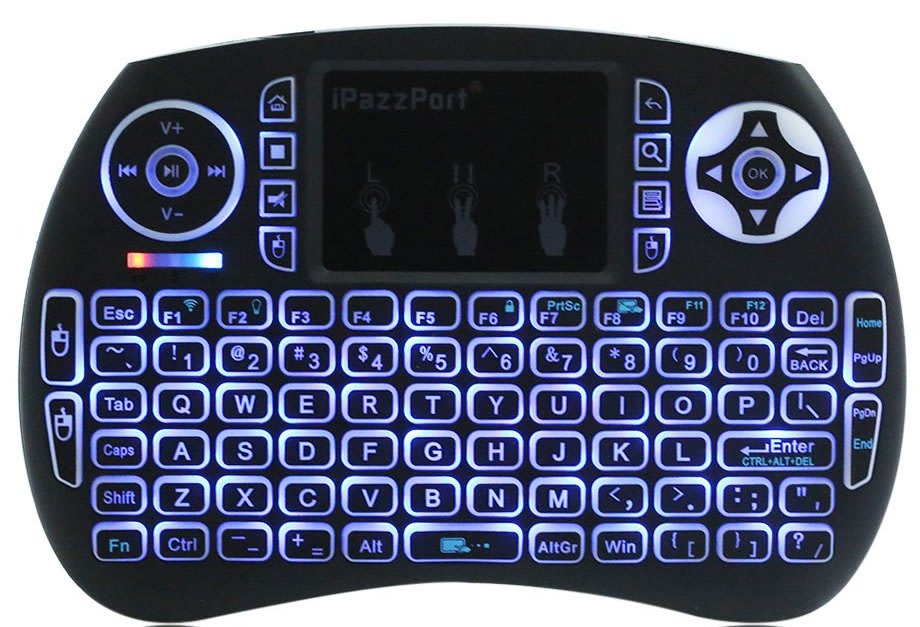 iPazzPort Wireless Mini Keyboard w/ Touchpad for $9 + free shipping
