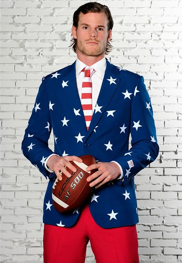 Men's Stars & Stripes Suit w/ $10 Kohl's GC for $68 + free shipping w/ $75