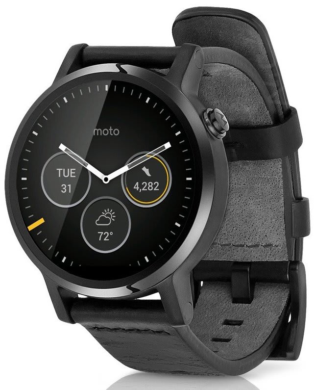 Refurb 2nd-Gen. Moto 360 Smartwatch for $130 + free shipping