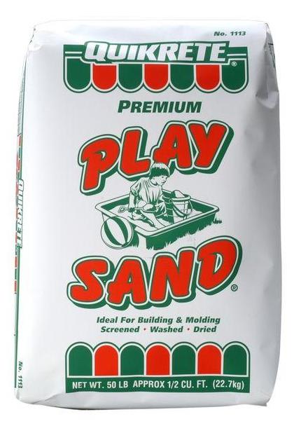 Quikrete 50 lb. Play Sand for $3 + pickup at Home Depot