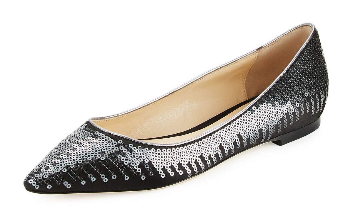 Jimmy Choo Women's Romy Ballerina Flats for $238 + free shipping