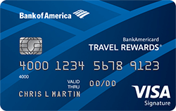 BankAmericard Travel Rewards(R) Credit Card: 20,000 bonus points offer
