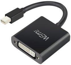 WEme Mini DisplayPort DP to DVI Converter for $4 + free shipping w/ Prime
