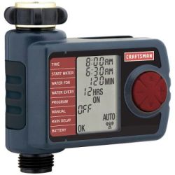 Craftsman 6-Selection Preset Water Timer for $15 + pickup at Sears