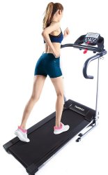 Tomshoo Motorized Folding Electric Treadmill for $150 + free shipping