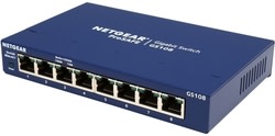 Netgear 8-Port Unmanaged Gigabit Switch for $20 after rebate + free shipping